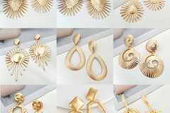 Comprar ahora: 50pairs Geometric irregular fashion earrings