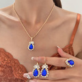 Comprar ahora: 40 Sets Shiny Colorful Rhinestones Necklace Earrings Ring Set