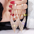 Buy Now: 40 Pairs Elegant Women's Tassel Rhinestone Earrings