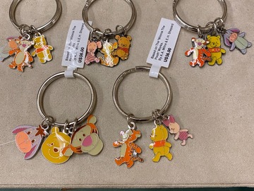 Buy Now: 100 pcs-Disney Winnie The Pooh & Friends Keychains-$6 Retail-$0.5