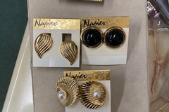 Buy Now: 25 pairs   Genuine  Monet & Napier Clip Earrings--  $4.00 pair 
