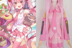 Selling with online payment: Asian XS Hatsune Miku sakura version costume with wig