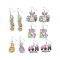 Buy Now: 60pcs Easter cartoon cute bunny earrings