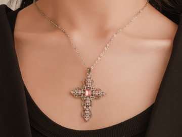 Buy Now: 90 Pcs Hollow Rhinestone Alloy Women's Necklace