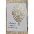 Selling with online payment: 60th Birthday Handmade Card - A5 in size