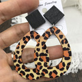 Buy Now: 80 Pairs Vintage Bohemian Leopard Print Wooden Earrings