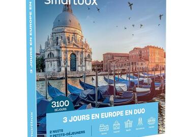 Vente: Coffret Smartbox "3 Jours en Europe en duo" (199,90€)