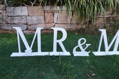 Selling: Big MR and MRS sign