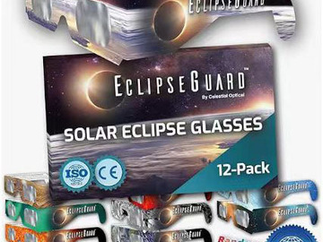 Comprar ahora: 10 boxes of 2024 solar eclipse observation glasses (12pc per box)