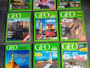 Selling: Lot de 9 magazines "GEO" en très bon état
