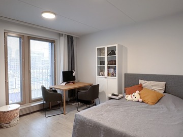 Renting out: For Rent: Studio Apartment in Jätkäsaari 1.9-31.9.2024