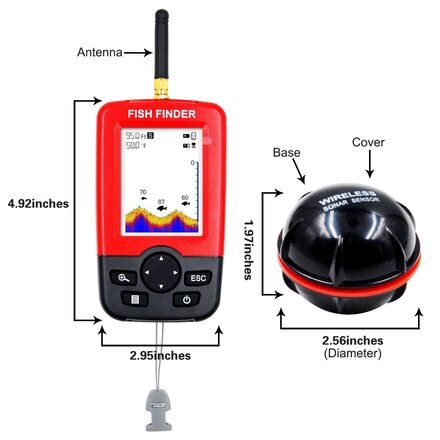 Wireless Sonar Underwater Visual High Definition Fishing Detector