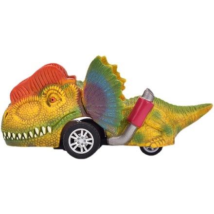 60pcs Children's mini pull-back dinosaur model toy car car toy