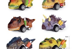 Comprar ahora: 60pcs Children's mini pull-back dinosaur model toy car car toy