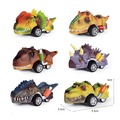 Comprar ahora: 60pcs Children's mini pull-back dinosaur model toy car car toy