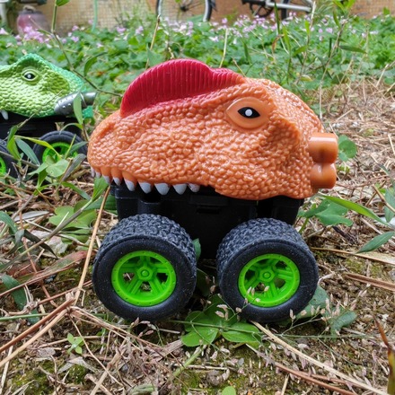 60pcs Children's mini pull-back dinosaur model toy car car toy