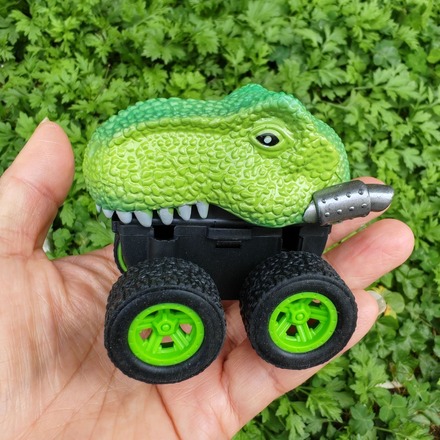 60pcs Children's mini pull-back dinosaur model toy car car toy