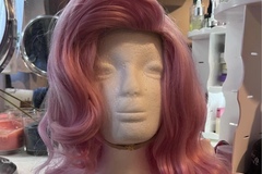 Selling with online payment: Pink Styled Wig