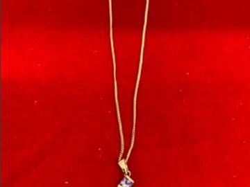 Comprar ahora: 6 pcs-Sterling Silver Vermeil Jewelry Pendant-18" chain-$7.99ea