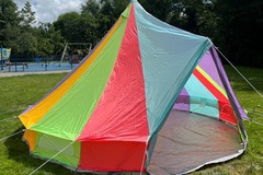 Renting out: RAINBOW Bell Tent! 5m x 5m