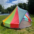 Renting out: RAINBOW Bell Tent! 5m x 5m