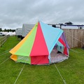 Renting out: RAINBOW Bell Tent! 4m x 4m