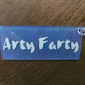 Selling with online payment: Hand made Keyring Arty Farty