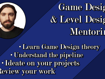 1 on 1 Mentoring: 1 on 1: Game & Level Design mentoring