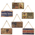 Comprar ahora: 60pcs American Independence Day Decorative Pendant Wooden Pendant