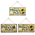 Comprar ahora: 60pcs Plant sunflower wooden pendant decorative door sign