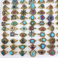 Buy Now: 200 Pcs Vintage Colorful Female Rings