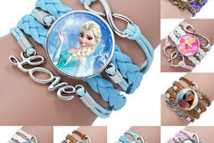 Comprar ahora: 50Pcs Cartoon Girl's Bracelet Assorted styles