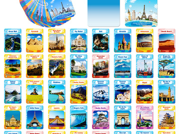 Buy Now: 30 sets of world attractions children’s early education cards