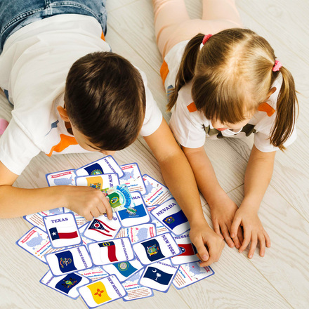 30pcs U.S. state education cards early education cards