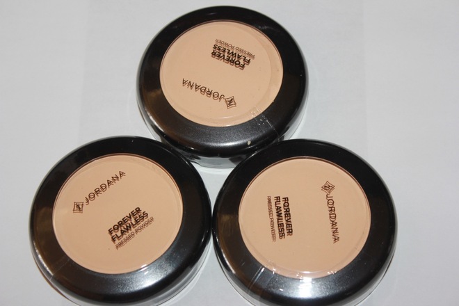 25X Jordana FOREVER FLAWLESS Pressed Powder #104 Creamy Beige 