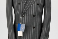 Selling with online payment: [EU] NWT Suitsupply s150 grey striped Jort suit, size 36R