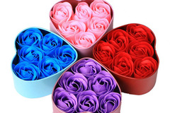 Buy Now: 50pcs Mother's Day Gift Soap Flower Gift Box with 6pcsFlower