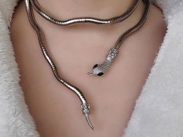 Buy Now: 30pcs personalized wrapped snake necklace