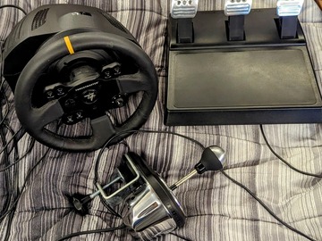 Selling with online payment: Thrustmaster TX Leather W/ TH8A Shifter 