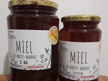 Les miels : Miel de fleurs 500g et 1 kg