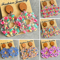 Buy Now: 40 Pairs Exquisite Acrylic Floral Wooden Earrings