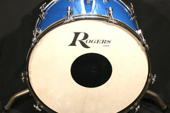 Selling with online payment: SOLD  Early 1970s ROGERS USA Big "R" 14x22 bass in Pacific Blue
