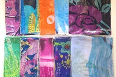 Buy Now: 10 Pcs Sarong Pareo See Through Multi Colors Tropical Designs