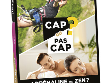 Vente: Coffret Wonderbox "CAP OU PAS CAP - Adrénaline ou Zen ?" (49,90€)
