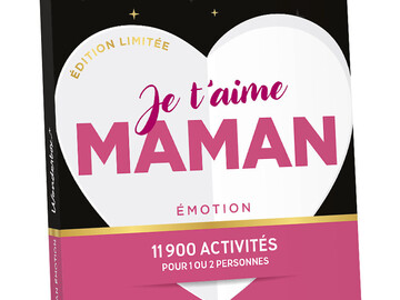 Vente: Coffret Wonderbox "Je t'aime Maman Émotion" (49,90€)