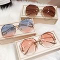 Buy Now: 30 pcs Fashion Rimless Sunglasses Sunscreen Glasses