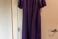 Selling: Olive leatherette shirt dress