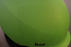 Winter sports: Teen’s Bern green helmet 