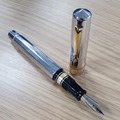 Renting out: **on hire** Omas Paragon sterling silver - 18kt F nib