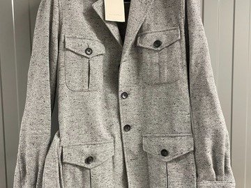 Selling with online payment: [EU] NWT Suitsupply grey donegal safari jacket, size 36R